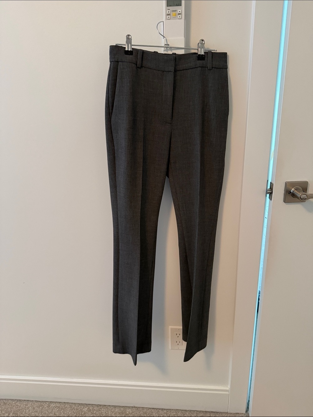 Babaton Charcoal Gray Tailored Dress Trousers